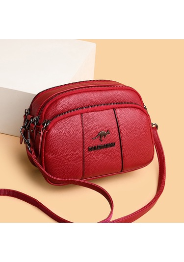 Kadınlar İçin Küçük Çanta Yeni Stil Rahat Çok Yönlü Küçük Kare Çanta Büyük Kapasiteli Retro Omuz Askılı Anne Çantası Mavi Ana Resim Rengi Diğer