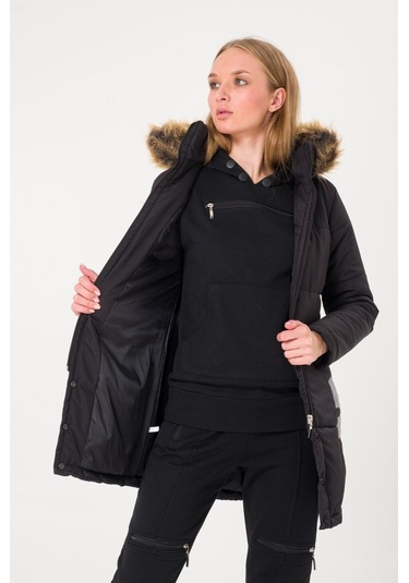 Barbora Kışlık Kürk Yaka Şişme Kadın Mont Tyc00272137241