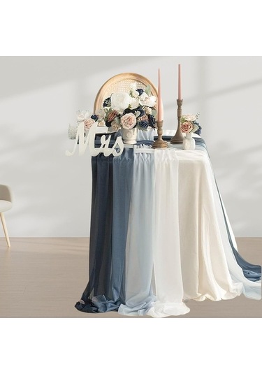 Novahub Düğün Kemeri Şifon Masa Örtüsü, Şampanya Renk, Hafif Kumaş, Çardak Perde, Dekoratif Örtü, Mutfak Ve Resepsiyon Dekoru Şampanya