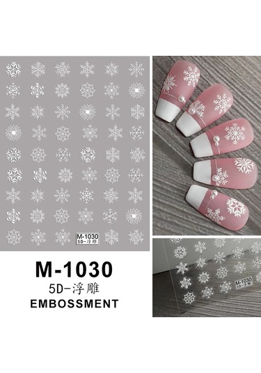 Nail Art Etiketler Çıkartmaları 5d Kabartmalı Kendinden Yapışkanlı Karikatür Çiçek Kelebek Yıldız Tırnak Çıkartmaları Altın