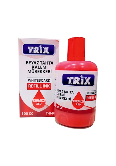 Trix Tahta Kalem Mürekkebi 100 ML Kırmızı