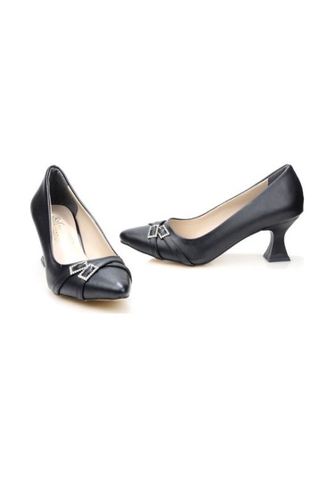 Papuçcity Blnr 03167 6 Cm Topuklu Kadın Stiletto Ayakkabı siyah