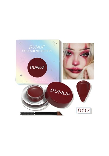 Su Geçirmez Ve Dayanıklı Mat Göz Farı Eyeliner Krem 12 Renkli Kaş Boyası Krem 117 C01