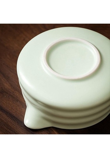 Besthome1 Yeşil Maccha Fincanı 500 Ml - Yıkamak Kolay, Fırın & Mikrodalga Uygun Açık Yeşil