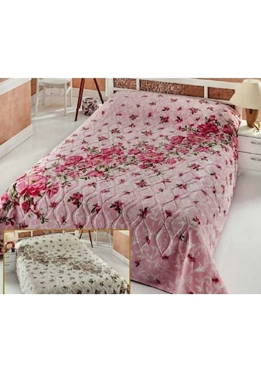 Sarar Battaniye Sarar Çift Kişilik Battaniye Vals Pembe Pembe
