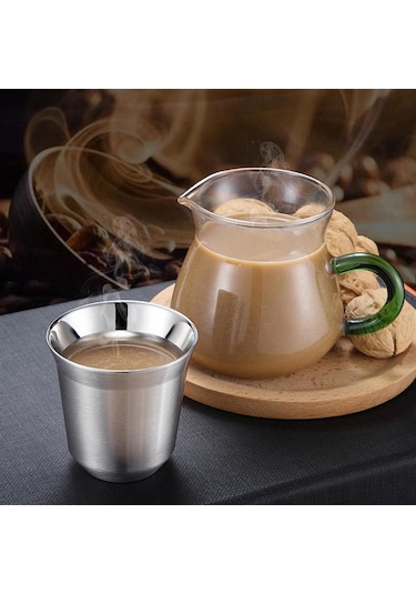 Suntek Çift Duvarlı Kahve Kupa Yalıtımlı Çay Bardağı S