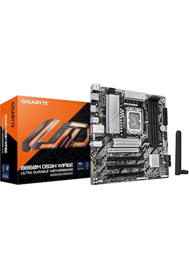Gigabyte B860m Ds3h Wıfı6e 9066mhz Oc Ddr5 M.2 1851p Matx Anaka