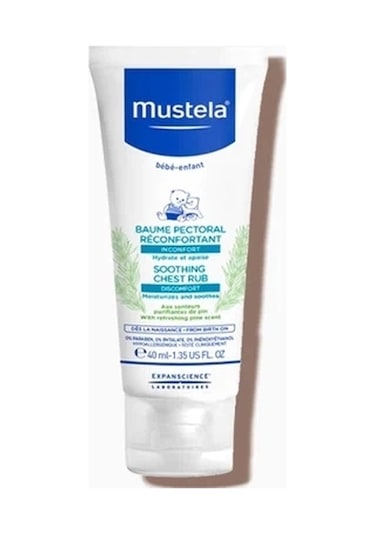 Mustela Soothing Chest Rub Rahatlatıcı Göğüs Balsamı 40ml