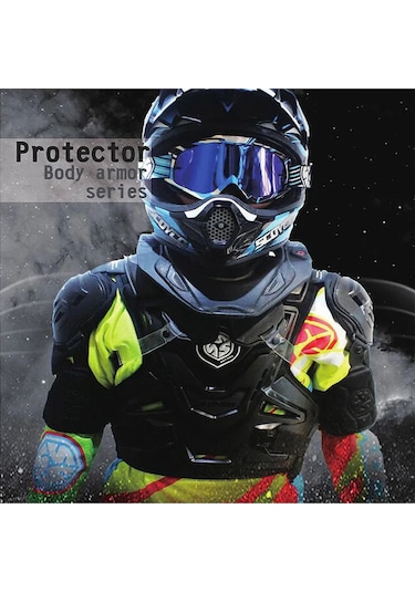 Motosiklet Body Armor Cross Giysi 360 Derece Zırh Full Koruma Mont Body