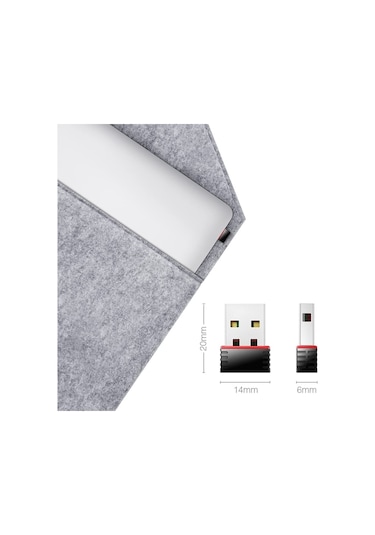 802.11 N/G/B RTL8188FTV 300 Mbps Wi-Fi Adaptör Nano Wireless Alıcı Dongle