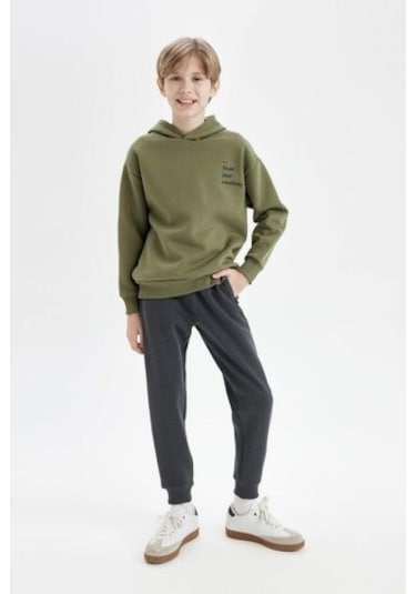 Defacto Erkek Çocuk Okul Eşofman Altı C7635a824auar163 Antrasit