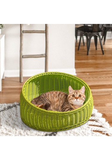 Suntek Kedi Uyku Yatağı Köpek Yaz Için Taşınabilir Yeşil
