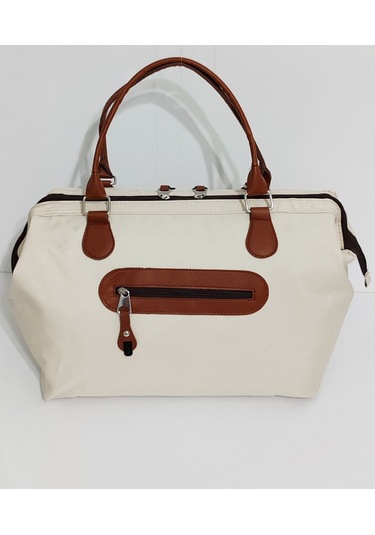 Bebek Bakım Çantası Organizatör Fonksiyonel Anne Bebek Bakım El Çantası Mein Krem