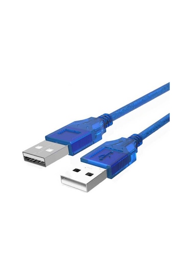 30cm - Usb 2.0 Erkek Erkek Kablo - Iki Ucu Usb Kısa Kablo