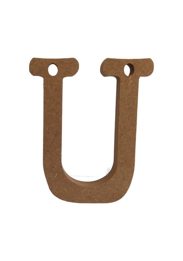 Na Neşeli Ahşap 25 Cm 18 Mm Ahşap Ü Harfi.boyanabilir Ahşap Harf.ahşap Boyama Ürünü.ham Ahşap Harf Model Neseli234568217