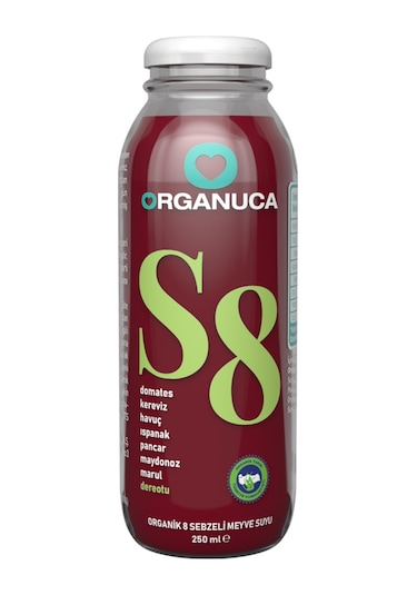 Organik S8 Meyve & Sebze Suyu - 250 Ml