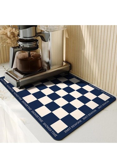 Geeksen Mutfak Su Emici Paspas - 30x40cm Yağ Geçirmez, Dayanıklı Ve Kolay Kuruyan Diğer