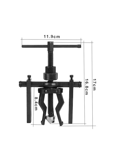 3-çene Çıkarıcı Araba Silindiri Tamir Araçları Araba İç Rulman Çektirme Dişli Ağır Hizmet Otomotiv Takım Tezgahı Kiti