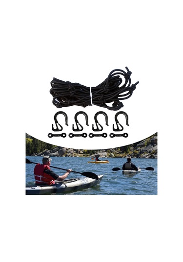 Homyl Kano Kayık Örgü Bağlama Kancaları Için Elastik