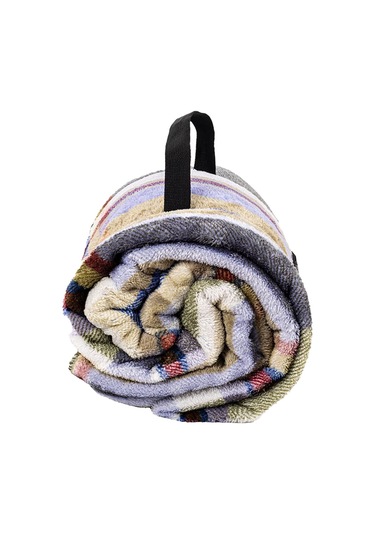 Peluş Polar Kamp Battaniyesi - Haki Ekose - Acil Durum Battaniye - Argeus Camp Çok Renkli