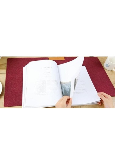 Trendooze Homyl Padded Mouse Pad Large Red Wine Table Pad