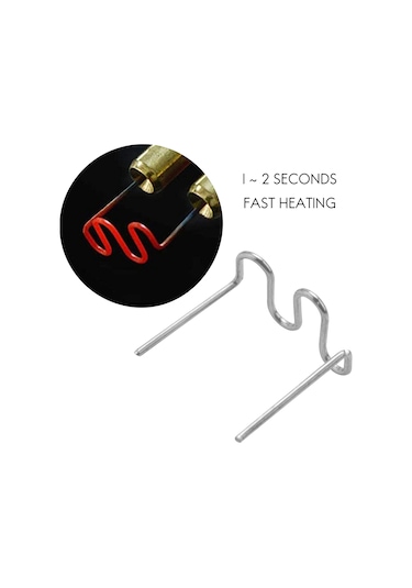 Xurunkeji Sıcak Zımba Plastik Tamiri İçin 1000 Adet Zımba Teli Dalga Zımba Teli Tampon Gövde Tamirleri 0,8-0,6 Mm S Dalga Zımba Teli