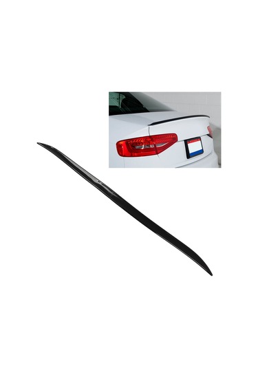 Lemestar 120cm Siyah Lastik Spoiler Kanat, Otomobil Evrensel Uyumlu, Aerodinamik Performans Artırıcı, Hız Stabilitesi Sağlayıcı, Kolay Kurulum