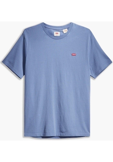Levi's Erkek Mavi Bisiklet Yaka Tshirt 56605-0079-2313 Indigo