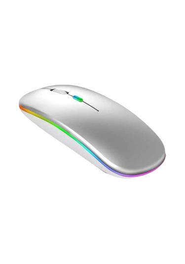 Geeroyoo Çift Modlu Kablosuz Şarjlı Sessiz Bluetooth Fare - Oyun Ve Ofis İçin Hafif Ve Dayanıklı Diğer