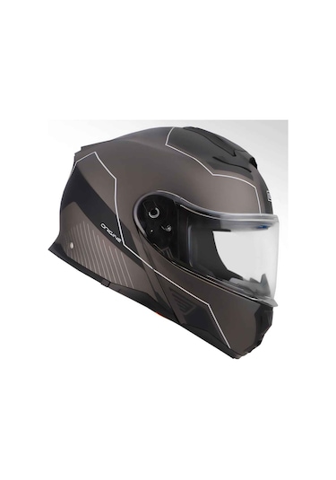 Origine Logic Linear Çene Açılır Kask Siyah - Titanyum