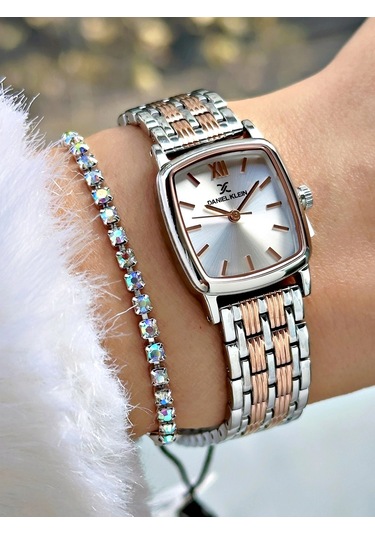 Daniel Klein Dk.1.14102-6 Kadın Kol Saati Gümüş - Rose Gold