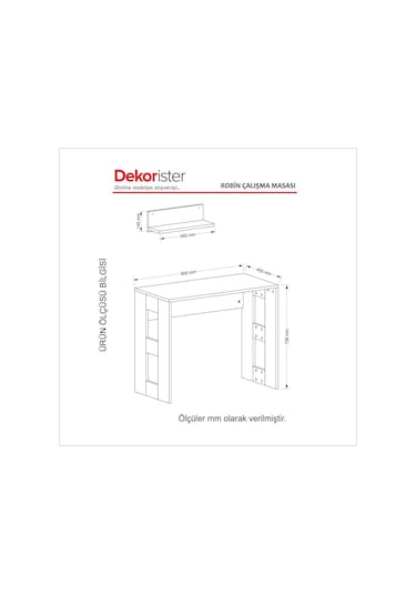 Dekorister Robin Çalışma Masası