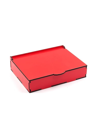 Sevdiklerinize Özel Kırmızı Ahşap Hediye Kutusunda 5 Adet Toblerone ( Seni Seviyorum Yazılı )