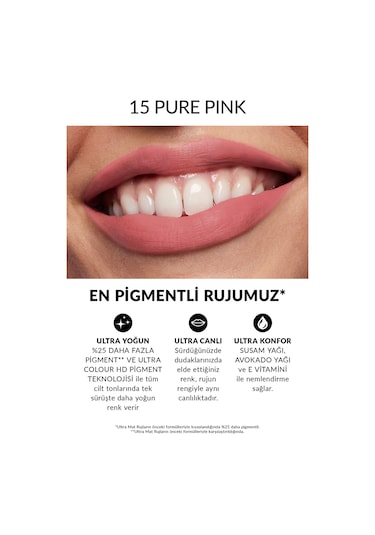 Avon Ultra Mat Ruj Pure Pink