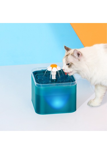 Mufunye Led Işıklı 3 Farklı Su Modlu 2l Kedi Ve Köpek Çeşmesi - Sessiz Pompa Ve Filtreli Diğer