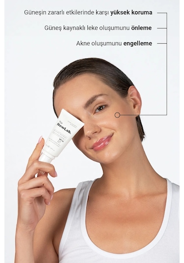 The NewLab Akne Ve Leke Önleyici Güneş Kremi (50 Spf)