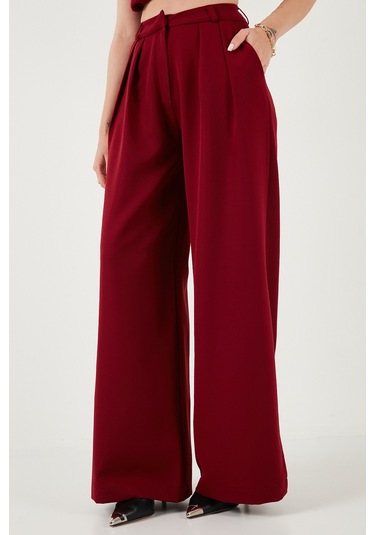 Lela Bayan Pantolon 6522016 Bordo Bordo
