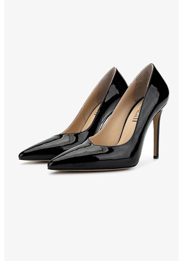 Valmenti Kadın Hakiki Deri Siyah Rugan Topuklu Ayakkabı 1027 249 Bn Ayk Y25 Sıyah Rgn Siyah Rugan