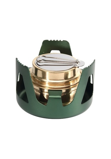 Halın Outdoor Kamp & Piknik İçin Mini Gaz Brülör Yeşil Yeşil