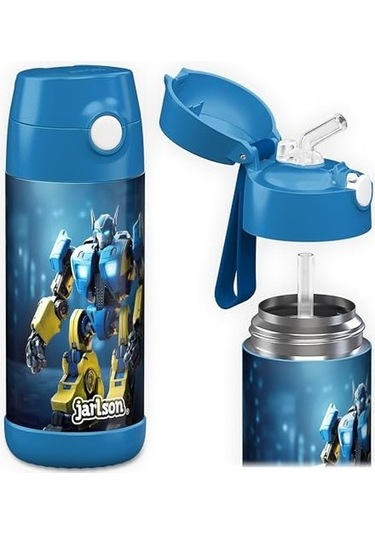 Çocuk Paslanmaz Çelik Hasır Su Şişesi 350ml Bpa Free Sızdırmaz Okul Ve Kreşler Için Yalıtımlı Su Şişesi 3ıf5fr Diğer