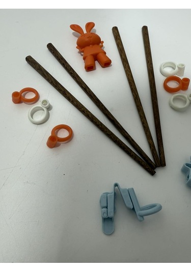 Sushi Chopstick Ve Tutma Aparatı 13 Parça Çok Renkli