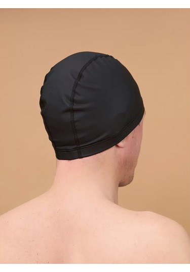 Büyük Emdirilmiş Yüzme Ve Havuz Şapkası 218269959 Siyah Melanj
