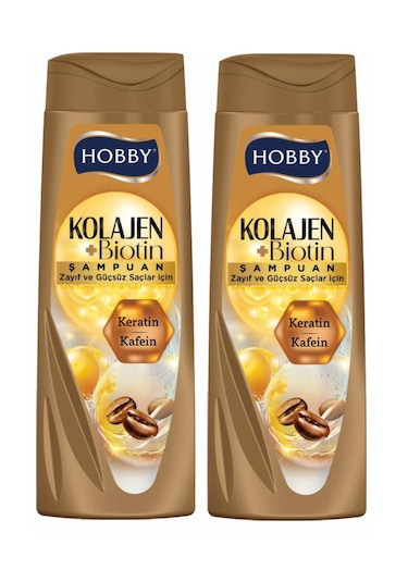 Hobby Şampuan Keratin Kafein Zayıf Ve Güçsüz Saç 480 Ml X 2 Adet