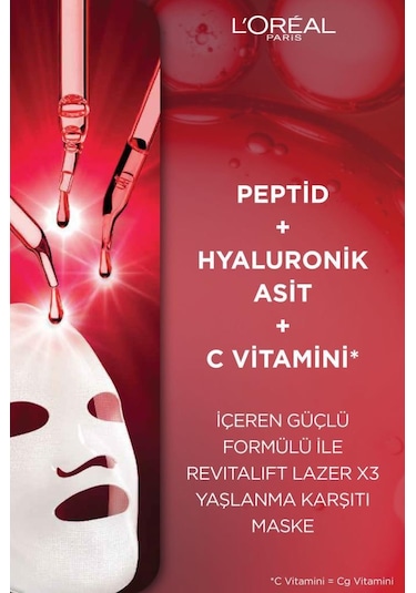 Loreal Paris Revitalift Lazer X3 Yaşlanma Karşıtı Maske