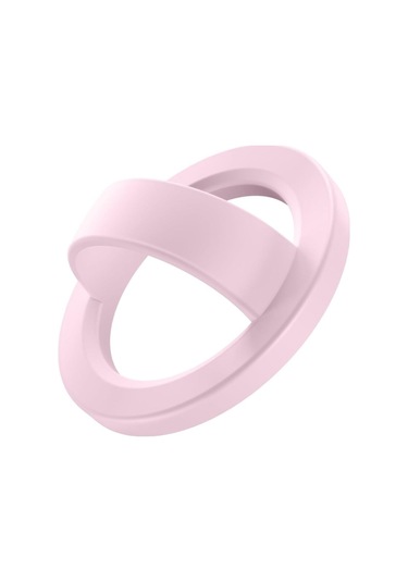 Manyetik Telefon Halkası Tutucu 360 Dönebilen Akıllı Telefon Standı Pembe Diğer