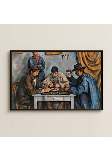 Paul Cézanne Kart Oynayanlar Uv Baskı Pvc Tablo