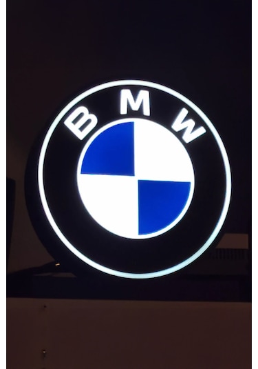 Bmw Logolu Led Gece Lambası Çok Renkli