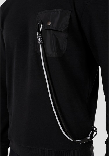 Colin's Colins Siyah Erkek Sweatshirt Cl1071222 Q1.v1 Blk Siyah