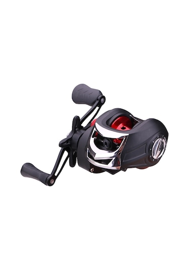 Xiyyadms Sağ El Magneetik Frenli 17+1 Eksenli Metal Kase Özel Olta Makinesi, Balık Tutmak İçin Anti-salıp Fonksiyonlu Pratik Olta Makinesi