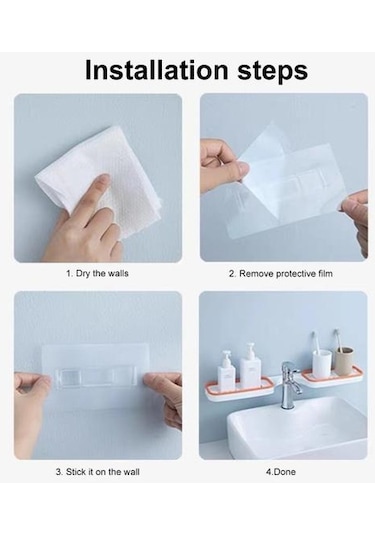 Turuncu Duvara Montaj Köşe Raf Yumruk 180 Derece Dönebilen Içi Boş Drenaj Banyo Organizatör Turuncu